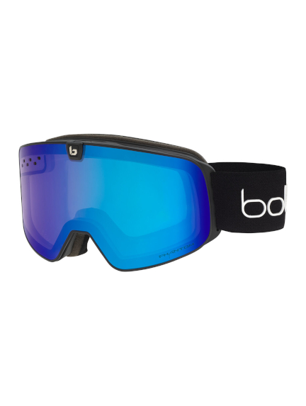 BOLLE NEVADA NEO Black Matte slidinėjimo akiniai + papildomas lęšis